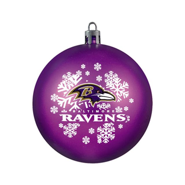 Baltimore Ravens Ornament Shatterproof Ball