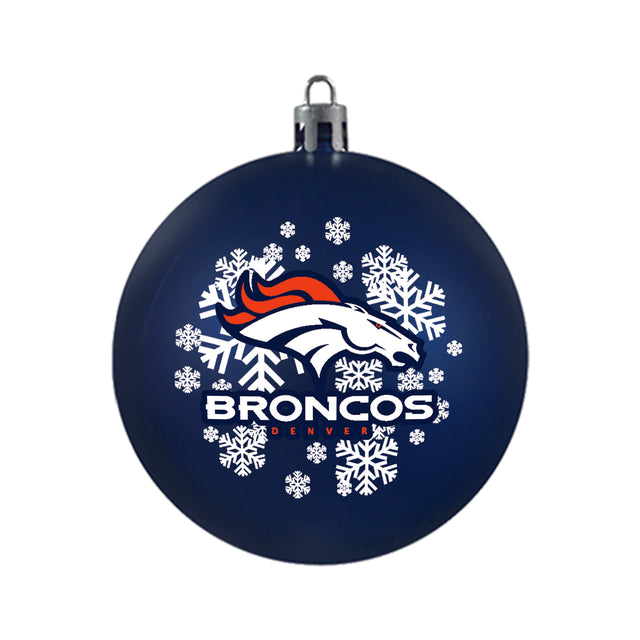 Adorno de bola irrompible de los Denver Broncos