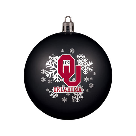 Oklahoma Sooners Ornament Shatterproof Ball Special Order