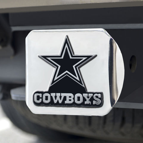 ~Dallas Cowboys Hitch Cover Chrome Emblem on Chrome - Special Order~ backorder