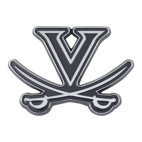 ~Virginia Cavaliers Auto Emblem Premium Metal Chrome Special Order~ backorder