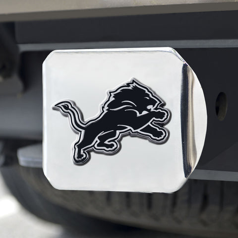 ~Detroit Lions Hitch Cover Chrome Emblem on Chrome - Special Order~ backorder