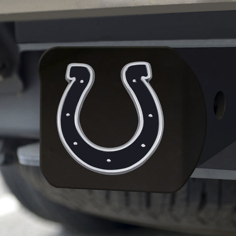 ~Indianapolis Colts Hitch Cover Chrome Emblem on Black - Special Order~ backorder