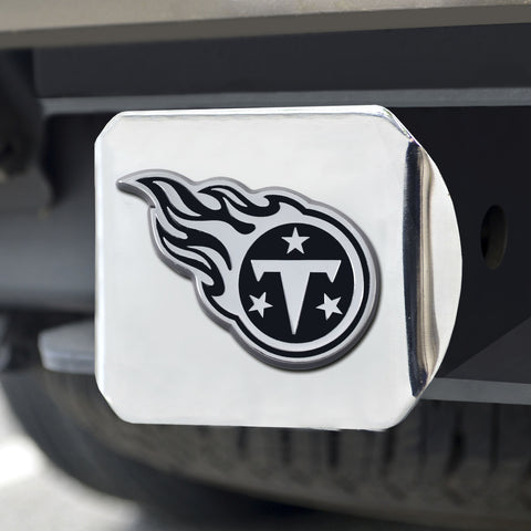 ~Tennessee Titans Hitch Cover Chrome Emblem on Chrome - Special Order~ backorder