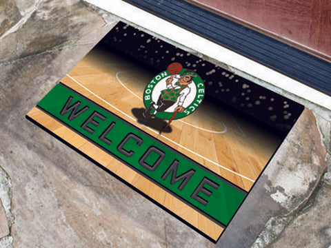 ~Boston Celtics Door Mat 18x30 Welcome Crumb Rubber - Special Order~ backorder