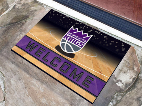 ~Sacramento Kings Door Mat 18x30 Welcome Crumb Rubber - Special Order~ backorder