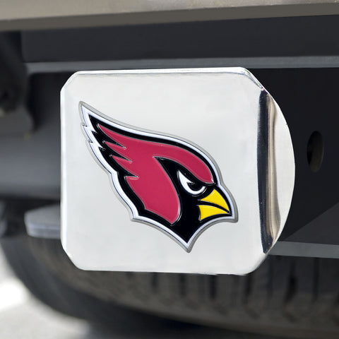 ~Arizona Cardinals Hitch Cover Color Emblem on Chrome~ backorder
