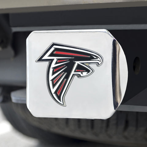 ~Atlanta Falcons Hitch Cover Color Emblem on Chrome~ backorder