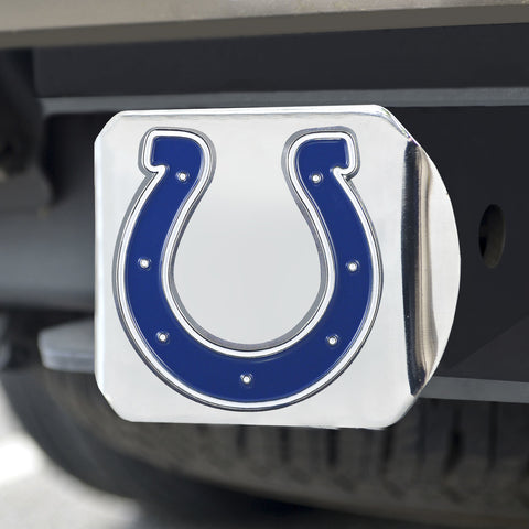 Indianapolis Colts Hitch Cover Color Emblem on Chrome
