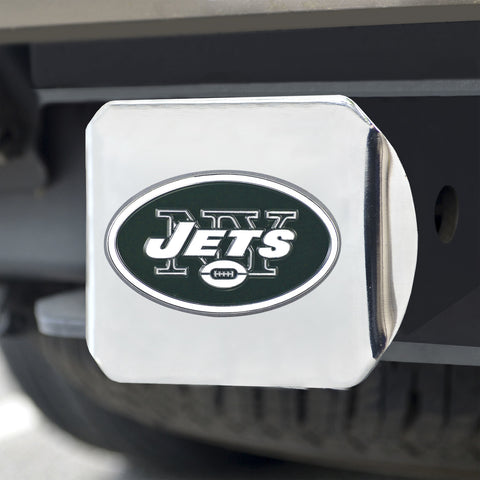 ~New York Jets Hitch Cover Color Emblem on Chrome~ backorder
