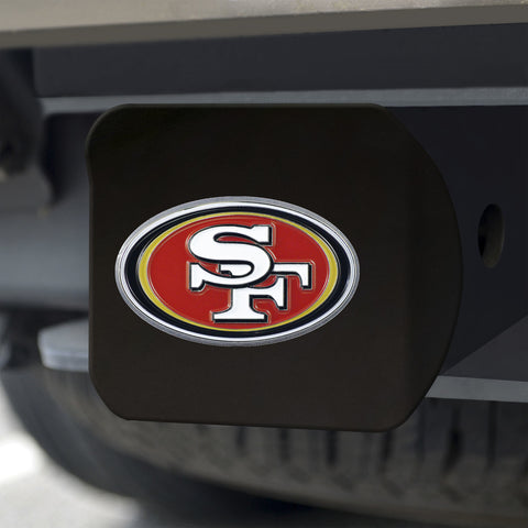 ~San Francisco 49ers Hitch Cover Color Emblem on Black~ backorder