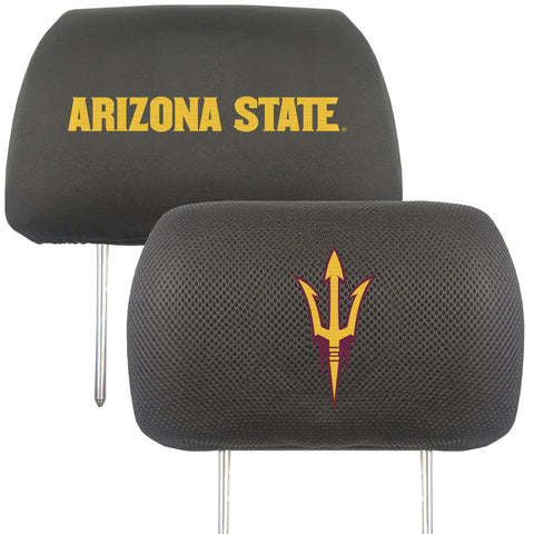 ~Arizona State Sun Devils Headrest Covers FanMats Special Order~ backorder