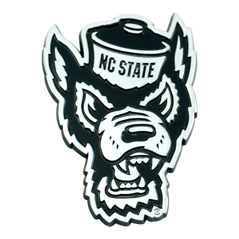 ~North Carolina State Wolfpack Auto Emblem Premium Metal Chrome Special Order~ backorder