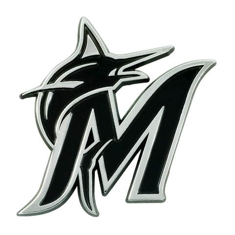 ~Miami Marlins Auto Emblem Premium Metal Chrome Special Order~ backorder