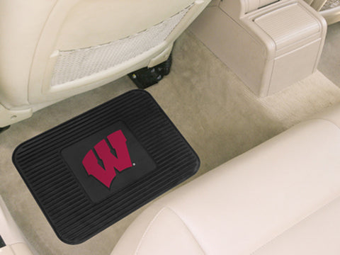 ~Wisconsin Badgers Car Mat Heavy Duty Vinyl Rear Seat - Special Order~ backorder
