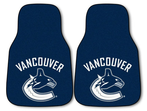 ~Vancouver Canucks Car Mats Printed Carpet 2 Piece Set - Special Order~ backorder