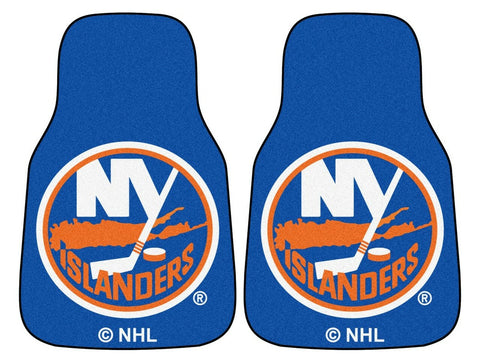 ~New York Islanders Car Mats Printed Carpet 2 Piece Set - Special Order~ backorder