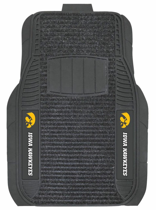 Iowa Hawkeyes Car Mats - Deluxe Set