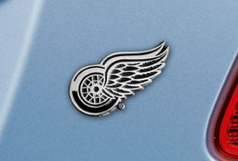 ~Detroit Red Wings Auto Emblem Premium Metal Chrome - Special Order~ backorder