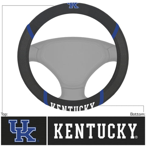 Kentucky Wildcats Steering Wheel Cover Mesh/Stitched