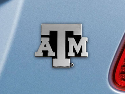 Texas A&M Aggies Auto Emblem Premium Metal Chrome