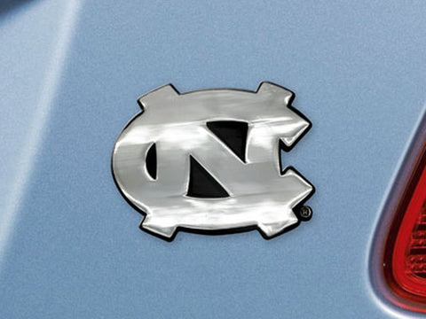 North Carolina Tar Heels Auto Emblem Premium Metal Chrome