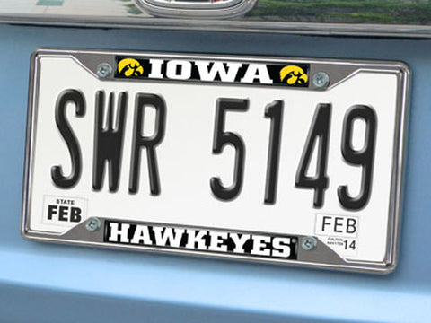 ~Iowa Hawkeyes Metal License Frame - FanMats - Special Order~ backorder