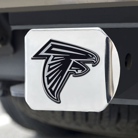 ~Atlanta Falcons Hitch Cover Chrome Emblem on Chrome - Special Order~ backorder