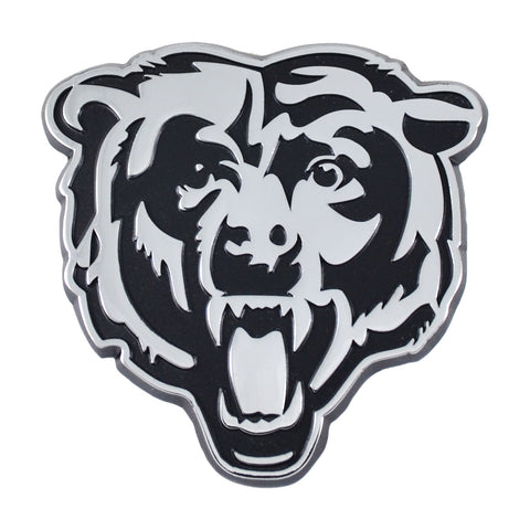 ~Chicago Bears Auto Emblem Premium Metal Chrome Bear Head~ backorder