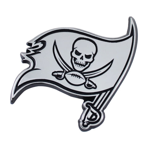 Tampa Bay Buccaneers Auto Emblem Premium Metal Chrome