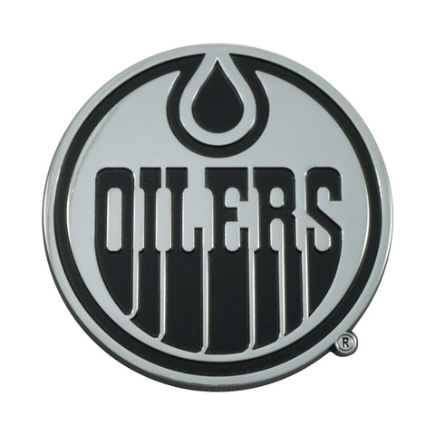 ~Edmonton Oilers Auto Emblem Premium Metal Chrome Special Order~ backorder