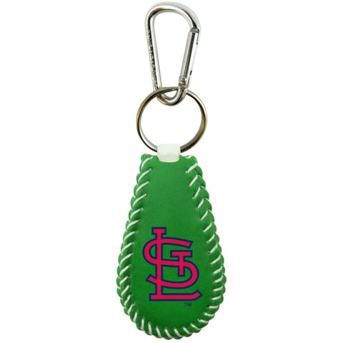 St. Louis Cardinals Keychain Baseball St. Patrick's Day CO