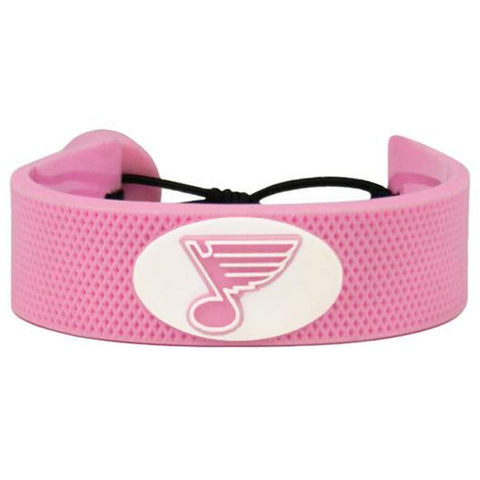 St. Louis Blues Bracelet Pink Hockey CO