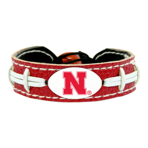 Nebraska Cornhuskers Bracelet Team Color Football CO