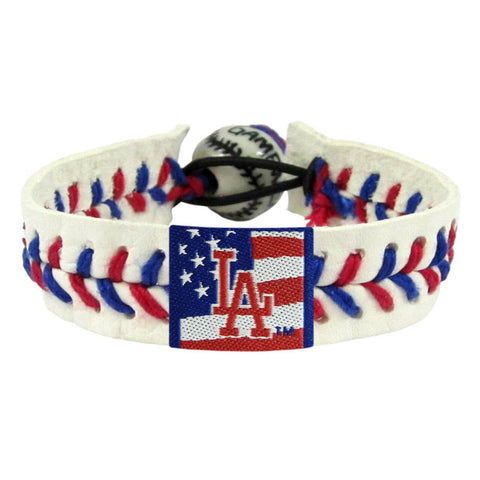 ~Los Angeles Dodgers Bracelet Baseball Stars and Stripes CO~ backorder