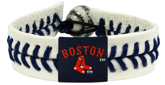 Pulsera de los Boston Red Sox con el logotipo de Boston y los Sox. Béisbol genuino CO