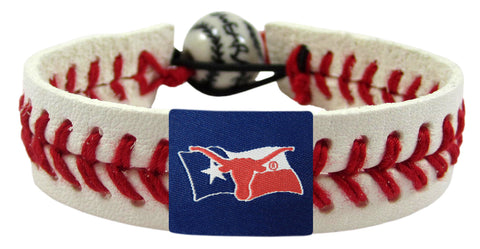 Texas Longhorns Bracelet Classic Baseball Texas Flag CO