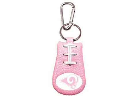 Los Angeles Rams Pink Football Keychain