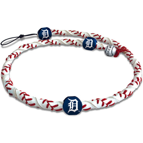Detroit Tigers Necklace Frozen Rope Baseball CO