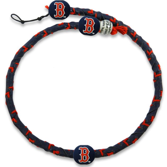 Collar de los Boston Red Sox con cuerda congelada y color del equipo CO