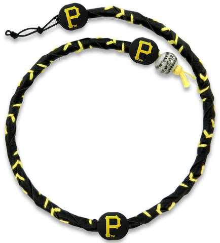 Pittsburgh Pirates Necklace Frozen Rope Team Color Baseball CO