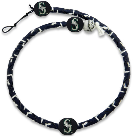 Seattle Mariners Necklace Frozen Rope Team Color Baseball CO