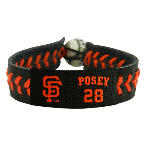 San Francisco Giants Bracelet Team Color Baseball Buster Posey CO