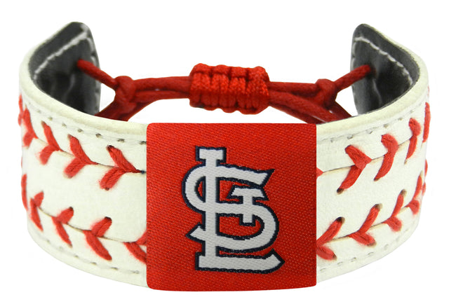 Pulsera clásica de los St. Louis Cardinals de dos costuras CO