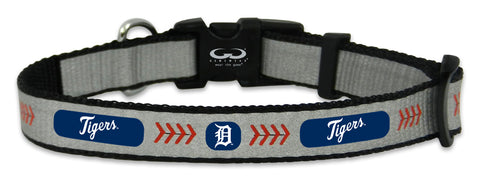 Detroit Tigers Pet Collar Reflective Baseball Size Toy CO