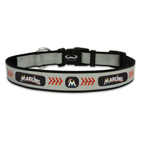 ~Miami Marlins Pet Collar Reflective Baseball Size Large~ backorder