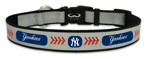 New York Yankees Pet Collar Reflective Baseball Size Medium CO