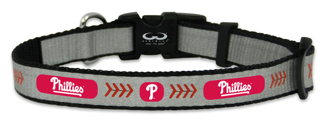 Collar de béisbol pequeño reflectante de los Philadelphia Phillies