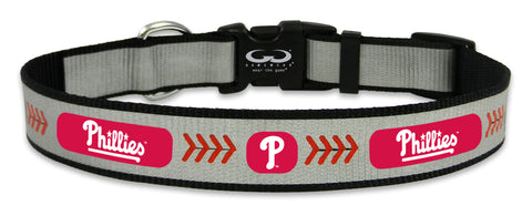 Philadelphia Phillies Pet Collar Reflective Baseball Size Medium CO