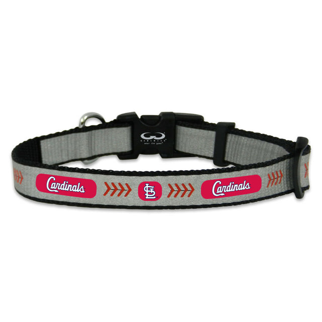 Collar reflectante para mascotas de los St. Louis Cardinals, talla pequeña